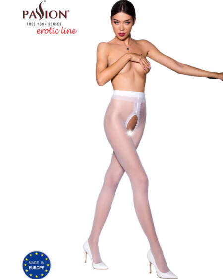 PASSION - TIOPEN 007 WHITE TIGHTS 1/2 20 DEN