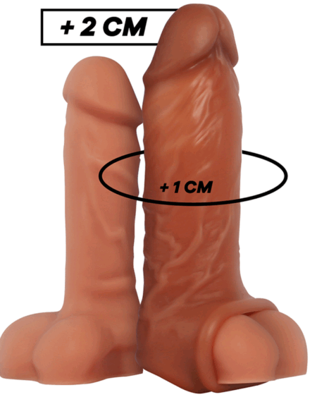 VIRILXL - LIQUID SILICONE V7 BROWN PENIS EXTENSION