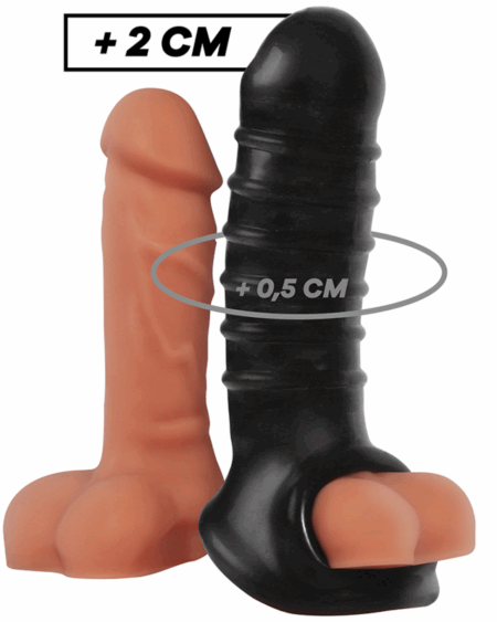 VIRILXL - PENIS EXTENSION AND SHEATH V15 BLACK