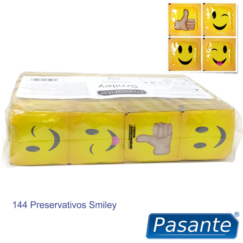 PASANTE - CONDOMS SMILEY BAG 144 UNITS - Image 3