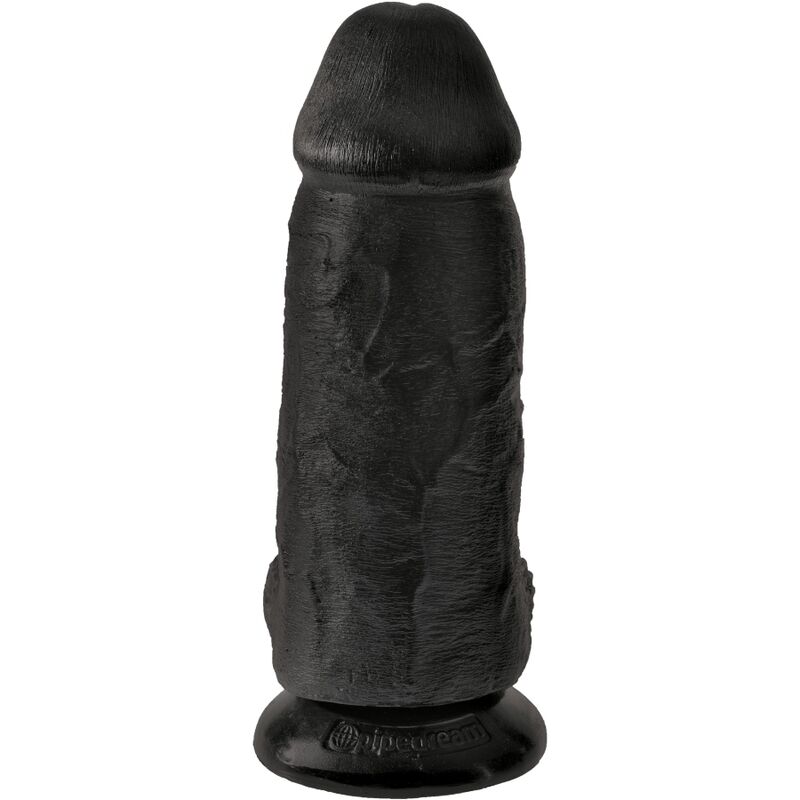 KING COCK - CHUBBY REALISTIC PENIS 23 CM BLACK - Image 2