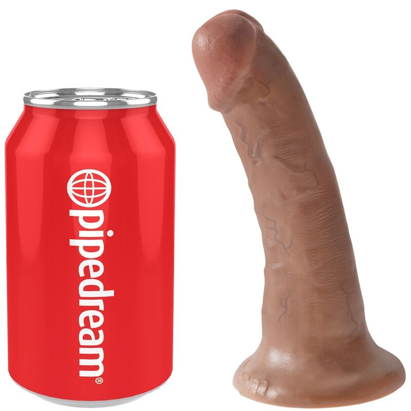 KING COCK - REALISTIC PENIS 15 CM CARAMEL - Image 5