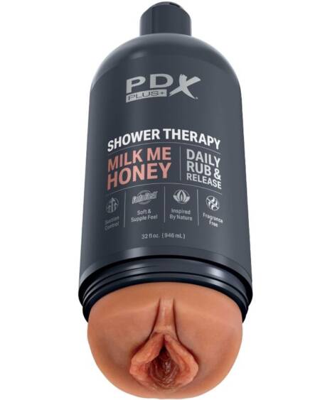 PDX PLUS - STROKER MASTURBATOR DISCRETE BOTTLE DESIGN MILK ME HONEY CANDY SHAMPOO