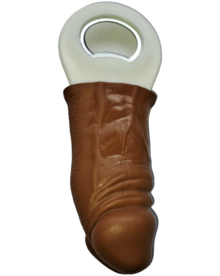 DIABLO PICANTE - BROWN RUBBER PENIS SHAPED OPENER