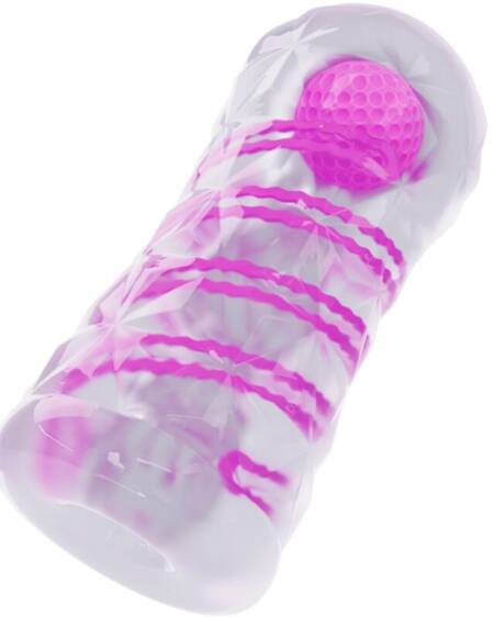 PRETTY LOVE - FANTASY MALE MASTURBATOR WITH INTERNAL SPIRAL AND TRANSPARENT BALLS