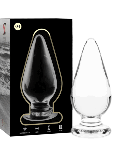 NEBULA SERIES BY IBIZA - MODELO 4 PLUG CRISTAL TRANSPARENTE 11 CM -O- 5 CM