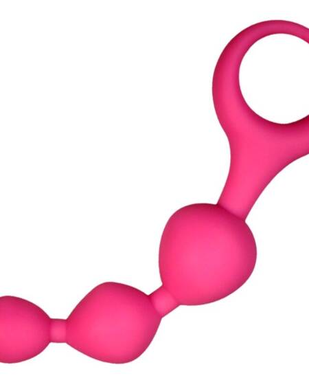 ALIVE - TRIBALL PINK SILICONE ANAL BALLS 15 CM