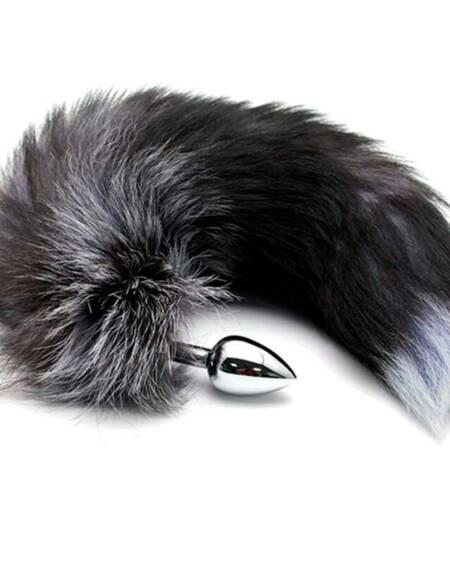 ALIVE - ANAL PLEASURE PLUG METAL FOX TAIL SIZE L