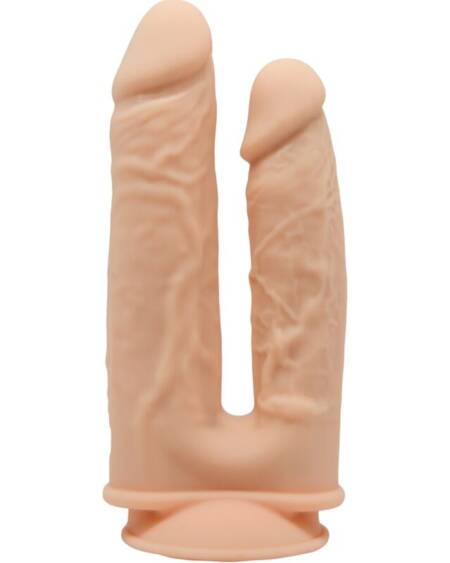 SILEXD - MODEL 1 REALISTIC PENIS DOUBLE PENETRATION VIBRATOR PREMIUM SILEXPAN SILICONE REMOTE CONTROL 17.5 / 19.5 CM