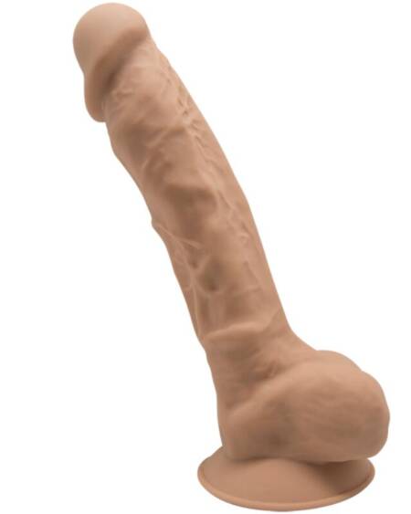 SILEXD - MODEL 1 REALISTIC PENIS PREMIUM SILEXPAN SILICONE CARAMEL 17.5 CM