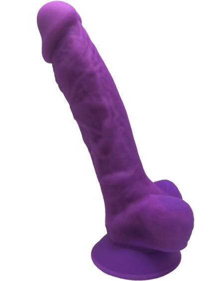 SILEXD - MODEL 1 REALISTIC PENIS PREMIUM SILEXPAN SILICONE VIOLET 17.5 CM