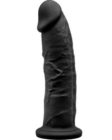 SILEXD - MODEL 2 REALISTIC PENIS PREMIUM SILEXPAN SILICONE BLACK 19 CM