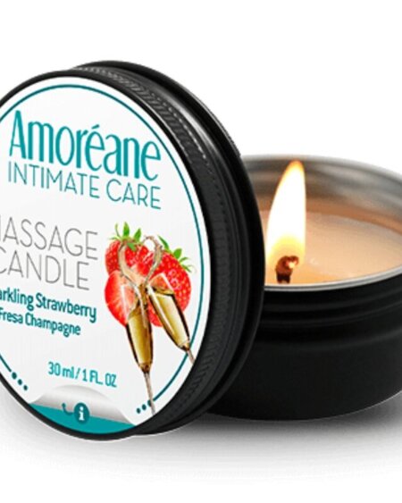 AMOREANE - MASSAGE CANDLE STRAWBERRY CHAMPAGNE 30 ML