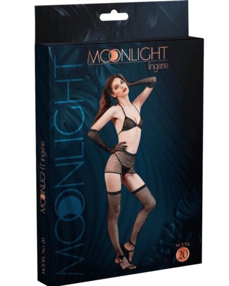 MOONLIGHT - MODEL 20 SPICY SET 5 PIECES BLACK ONE SIZE