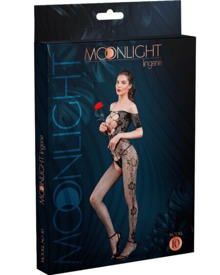 MOONLIGHT - MODEL 10 BODYSTOCKING BLACK ONE SIZE