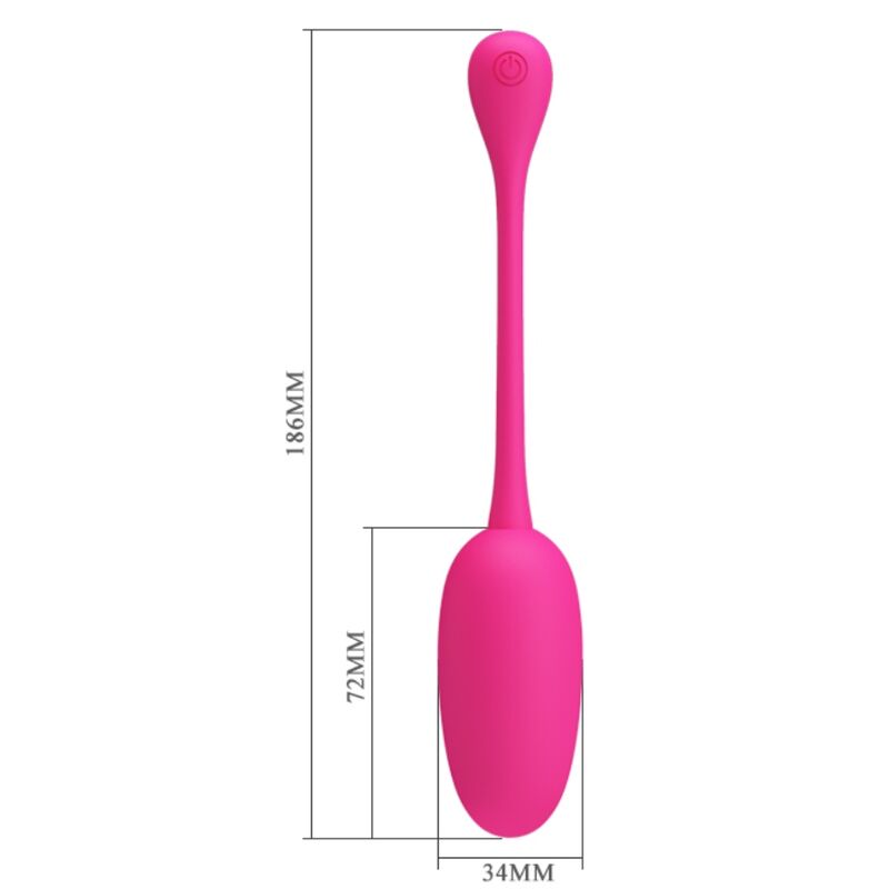 PRETTY LOVE - KNUCKER PINK RECHARGEABLE VIBRATING EGG - Image 5