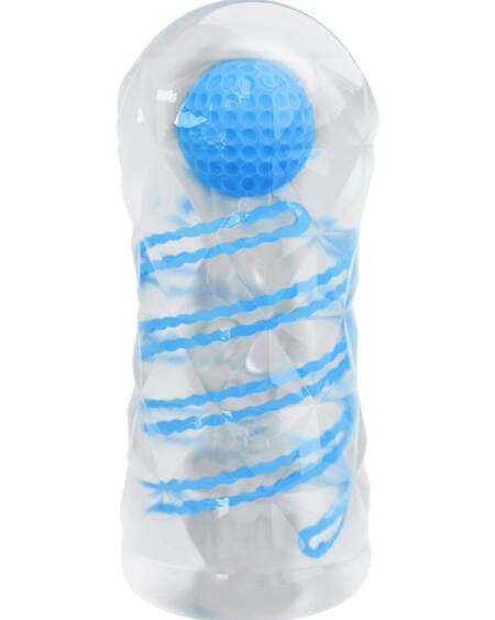 PRETTY LOVE - SMALL MASTURBATOR WITH BLUE SPIRALS