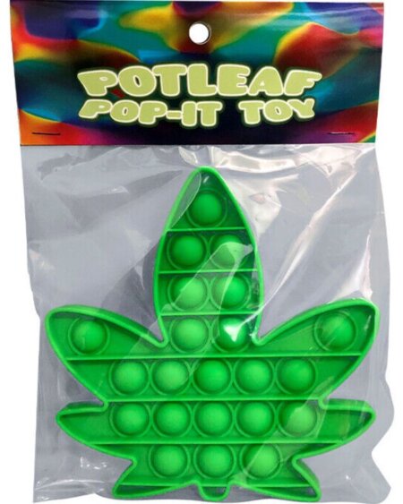 KHEPER GAMES - POTLEAF POP-IT TOY MARIJUANA
