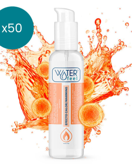 WATERFEEL - HEAT EFFECT LUBRICANT 150 ML PACK 50 UNITS