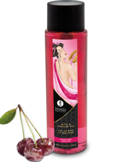 SHUNGA - BATH  SHOWER GEL FROSTED CHERRY 370 ML