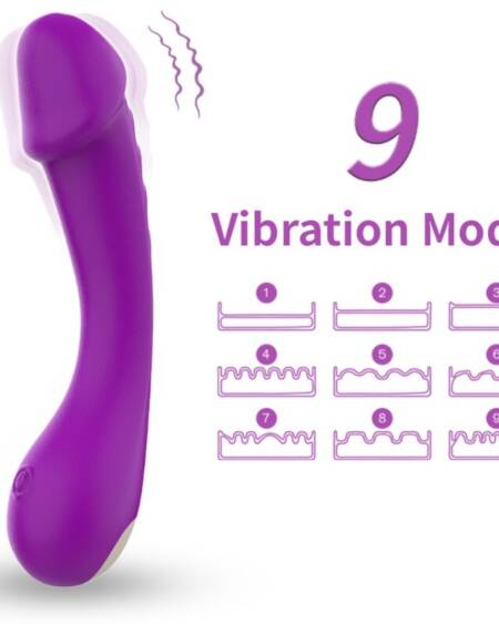 ARMONY - DILDO VIBRATOR G-SPOT SILICONE PURPLE