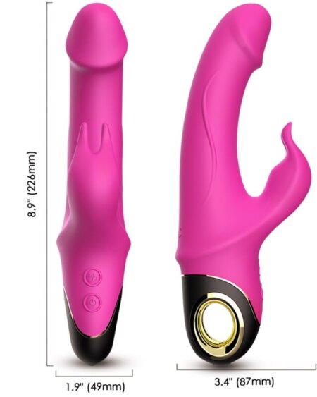 ARMONY - METEROR DILDO VIBRATOR RABBIT ROTATOR FUCHSIA
