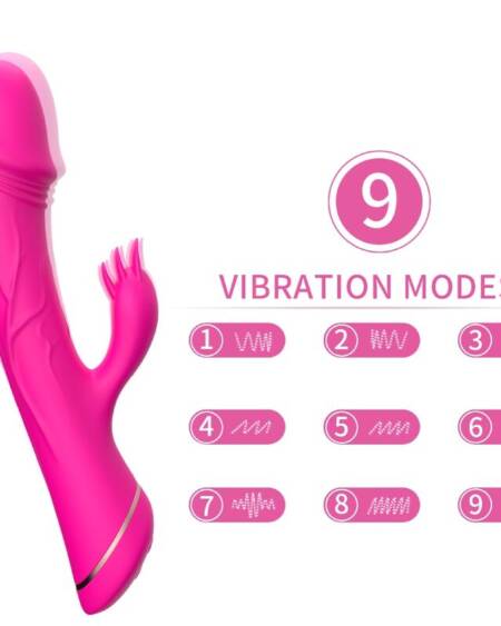 ARMONY - DILDO VIBRATOR RABBIT SILICONE FUCHSIA