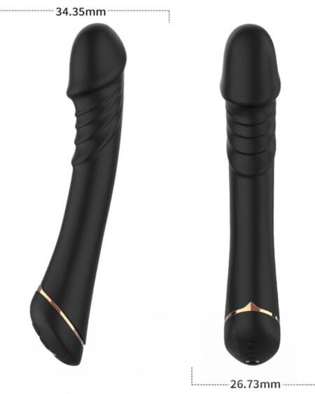 ARMONY - DILDO VIBRATOR SILICONE BLACK