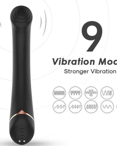 ARMONY - VIBRATOR FALT HEAD SILICONE BLACK