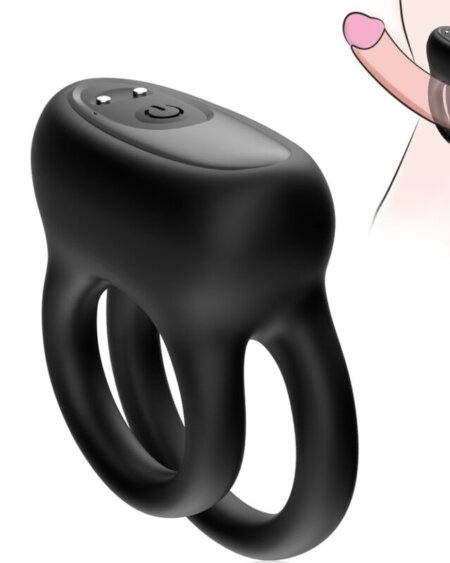 ARMONY - DOUBLE RING VIBRATOR BLACK