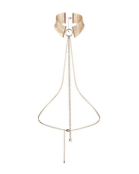 BIJOUX - DÉSIR MÉTALLIQUE GOLDEN METALLIC NECKLACE
