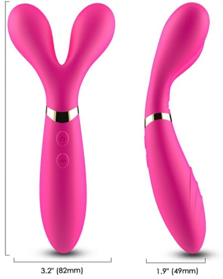 ARMONY - Y-WAND MASSAGER  VIBRATOR DOUBLE HEAD FUCHSIA