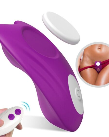ARMONY - BUTTERFLY WEARABLE PANTIES VIBRATOR REMOTE CONTROL PURPLE