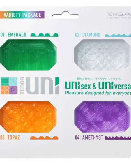 TENGA - UNI VARIETY MASTURBATOR THIMBLE PACK 4 UNITS