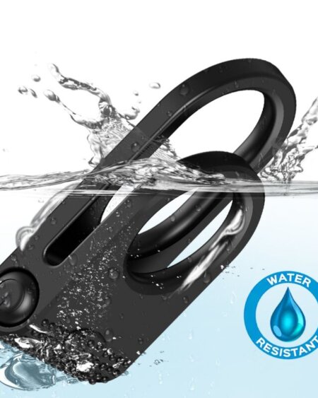 ARMONY - TWINS DOUBLE VIBRATOR RING FOR COUPLES BLACK