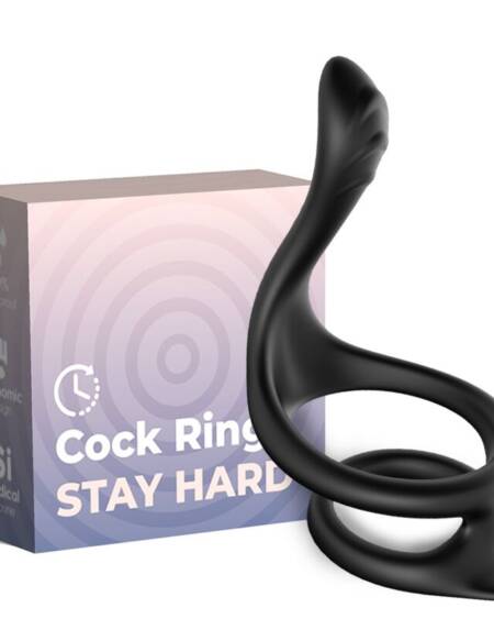 ARMONY - TAIL DOUBLE ANAL RING BLACK