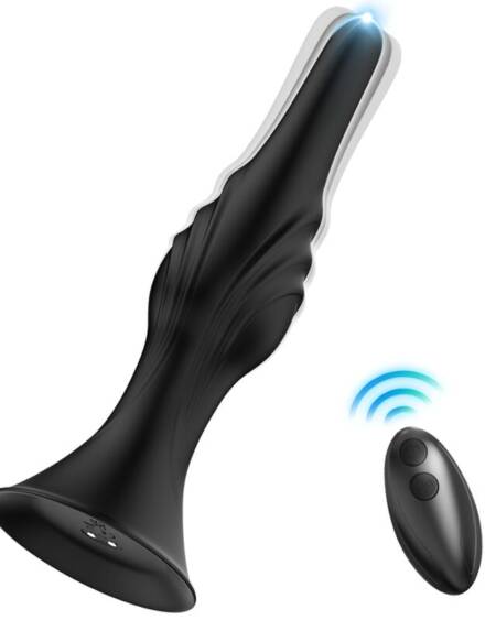 ARMONY - VIBRATOR  ANAL PLUG REMOTE CONTROL BLACK