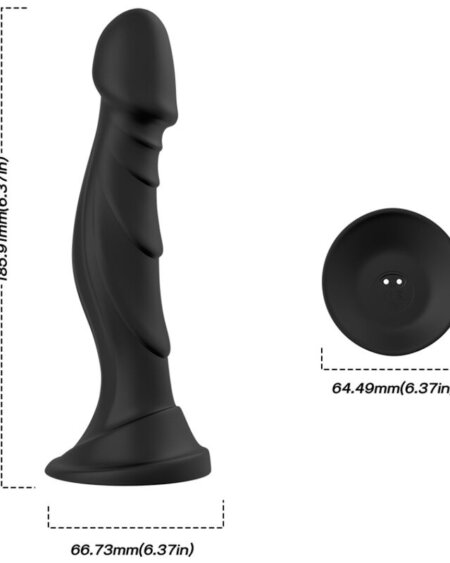 ARMONY - DILDO VIBRATOR  ANAL PLUG REMOTE CONTROL BLACK