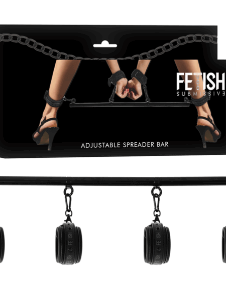 FETISH SUBMISSIVE BONDAGE - ADJUSTABLE SEPARATOR BAR 4 PIECES