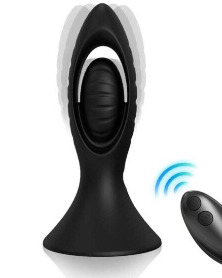 ARMONY - VIBRATOR  ANAL PLUG SILICONE BLACK