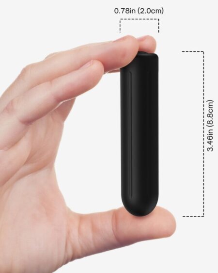 ARMONY - WARHEAD VIBRATOR BULLET BLACK 2 CM x 8.8 CM