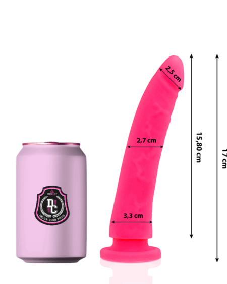 DELTA CLUB - TOYS PINK DILDO MEDICAL SILICONE 17 CM -O- 3 CM