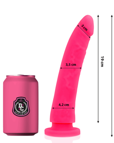 DELTA CLUB - TOYS PINK DILDO MEDICAL SILICONE 20 CM -O- 4 CM