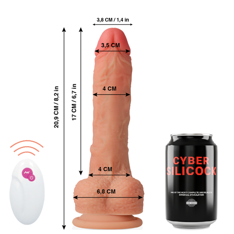 CYBER SILICOCK - REMOTE CONTROL REALISTIC MR RICK 20.9 CM -O- 4 CM - Image 2