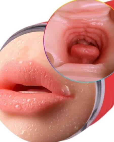 ARMONY - DOUBLE VAGINA  MOUTH RED MASTURBATOR