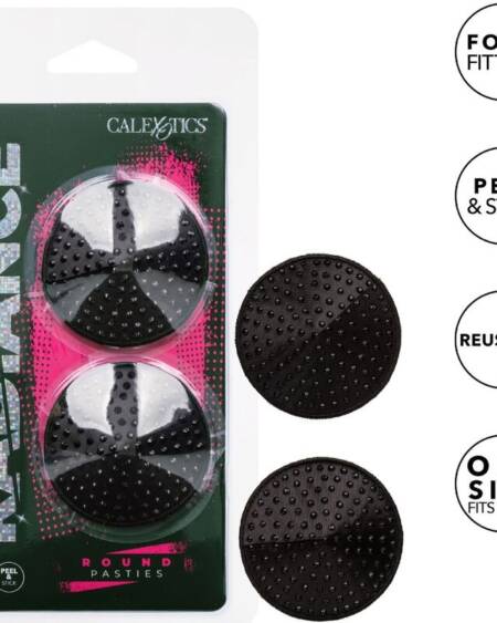 CALEXOTICS - RADIANCE ROUND SHAPE JEWEL NIPPLE COVERS