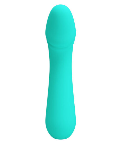 PRETTY LOVE - CETUS RECHARGEABLE VIBRATOR AQUA GREEN