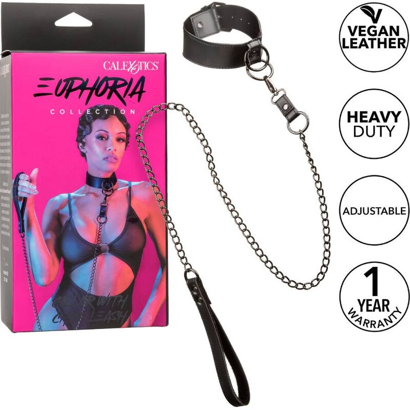 CALEXOTICS - EUPHORIA COLLAR WITH CHAIN LEASH – Bild 2
