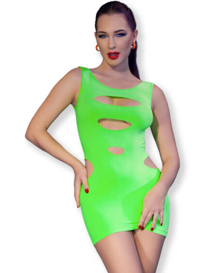 CHILIROSE - CR 4621 DRESS GREEN S/M