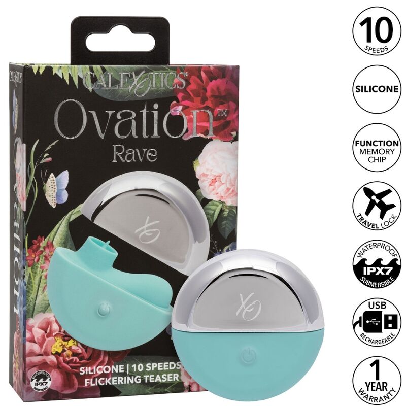 CALEXOTICS - OVATION RAVE STIMULATOR AQUA GREEN - Image 2